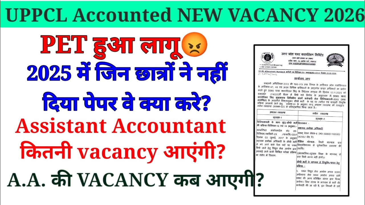 UPPCL Assistant Accountant New Vacancy 2025 || UPPCL TG2 New vacancy 2025 || UPPCL Vacancy 2025