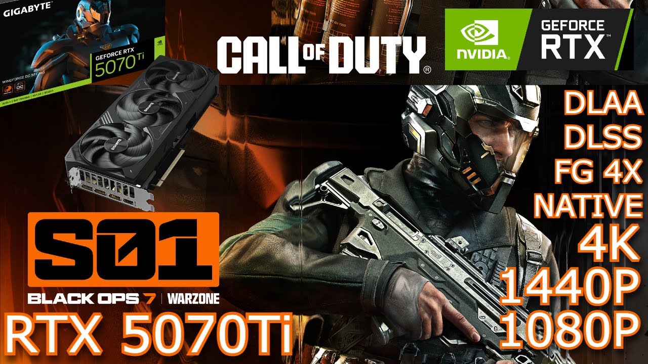 RTX 5070 Ti | Call Of Duty: Black Ops 7: Warzone | Haven's Hollow | Протестировано в разрешениях ...