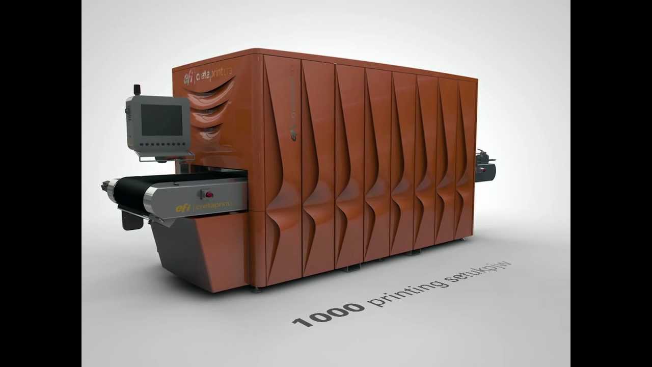 EFI Cretaprint C3 Multipurpose Digital Ceramic Decoration Printer