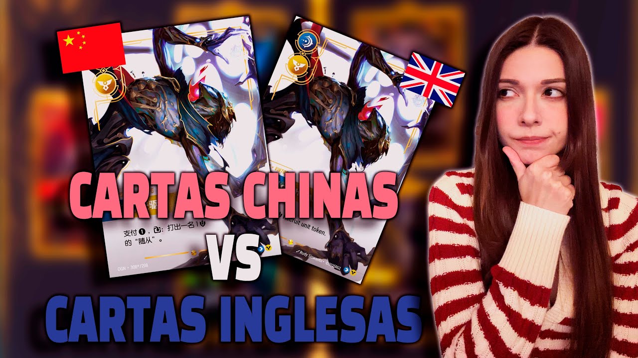 RIFTBOUND - CARTAS EN CHINO VS CARTAS EN INGLÉS