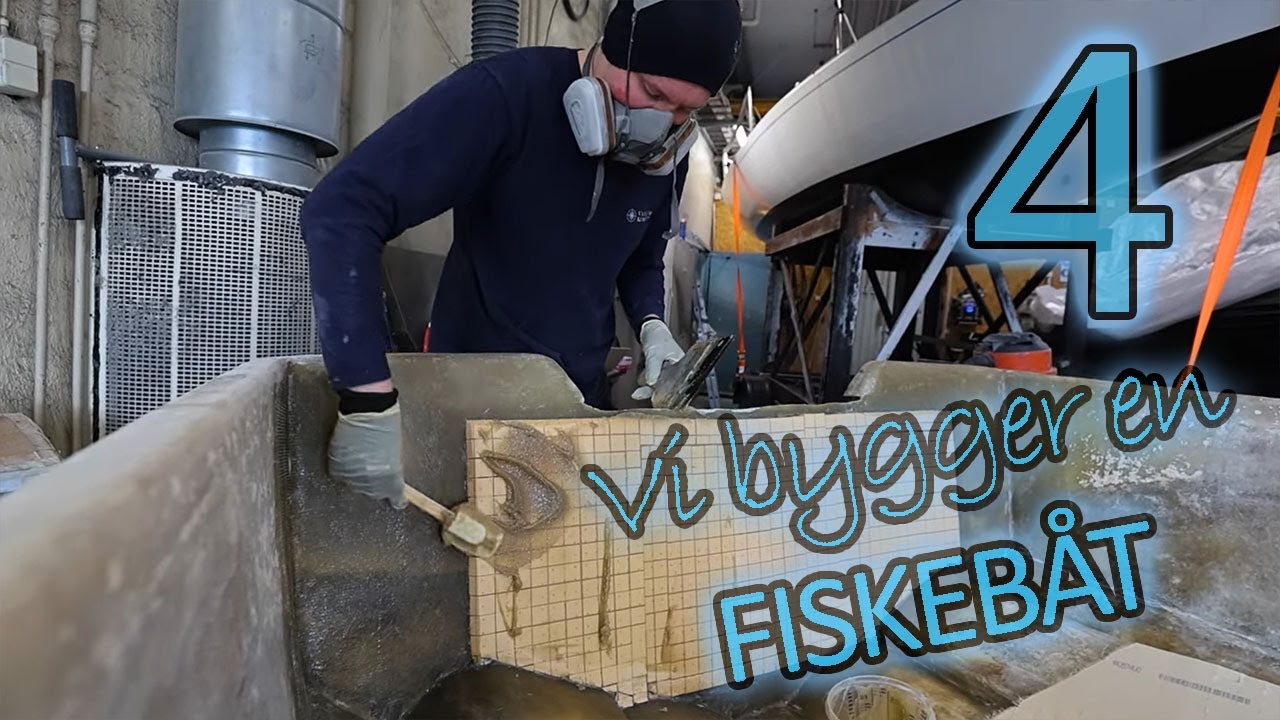 Vi bygger en FISKEBÅT (Crescent 47) - Del 4  – AKTERSPEGEL & INREDNING