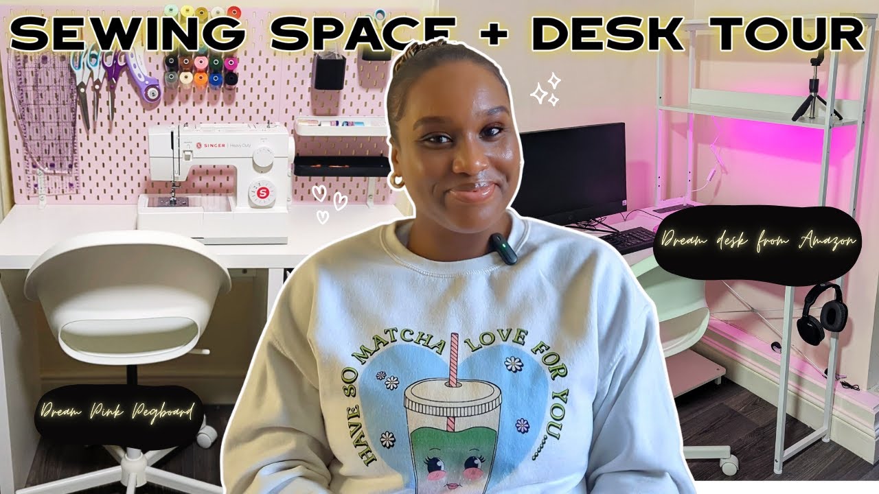 My Dream Creative Spaces at Home | Sewing corner + Desk Tour | Prepping for business in 2026!