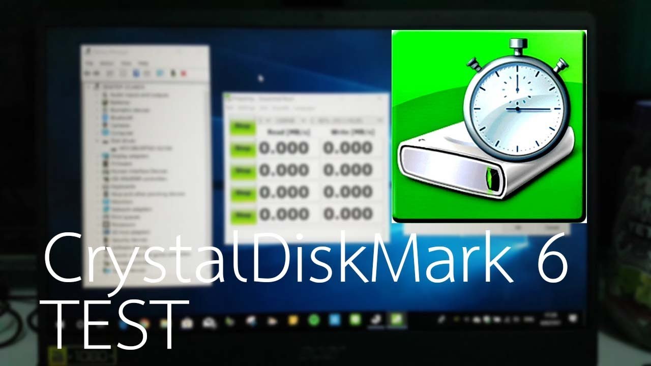 Acer Swift 1 : CrystalDiskMark 6 test
