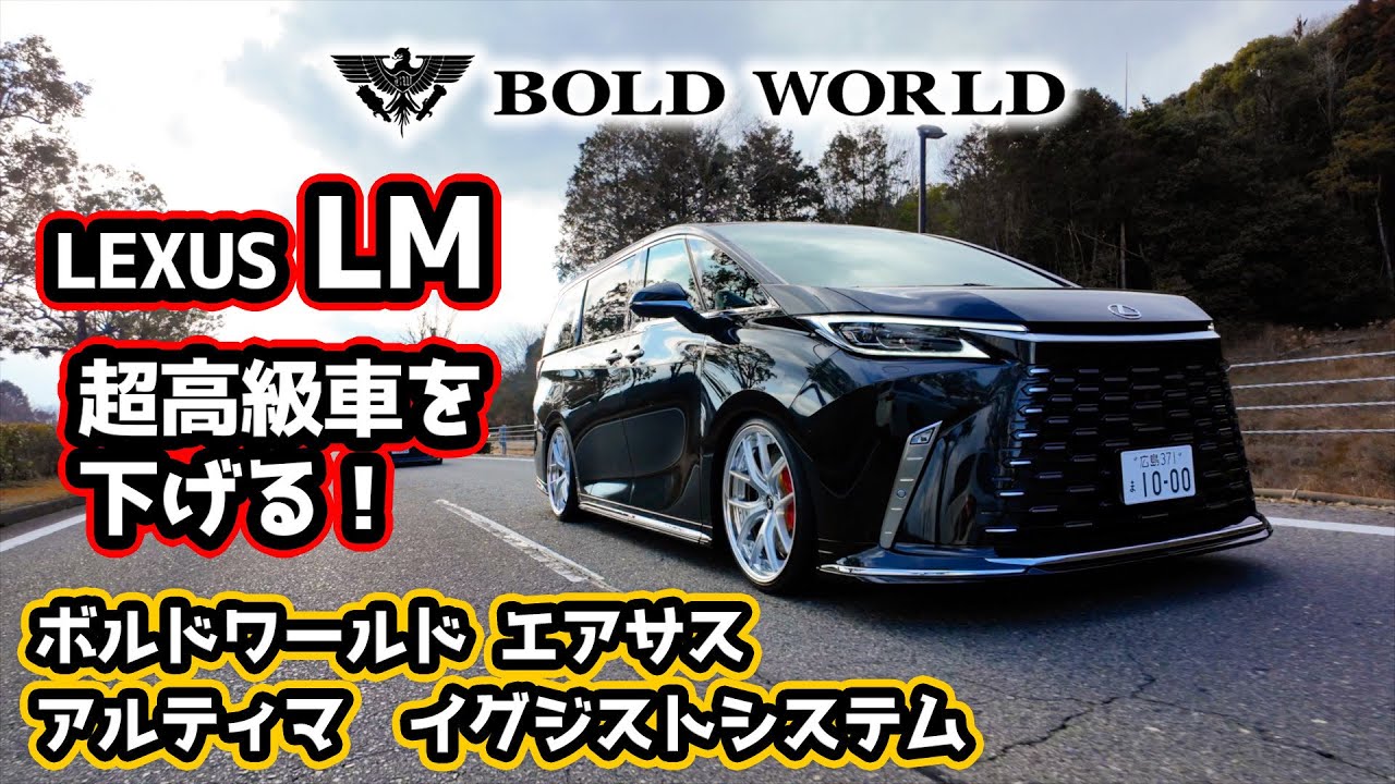 LEXUS LM 調高級車を下げる！