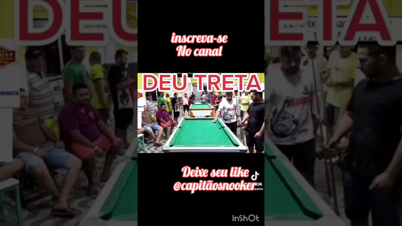 DEU TRETA Quem T&aacute; Errado?#shorts #viral #sinuca #bilhar #snooker #baianinho #youtubeshort