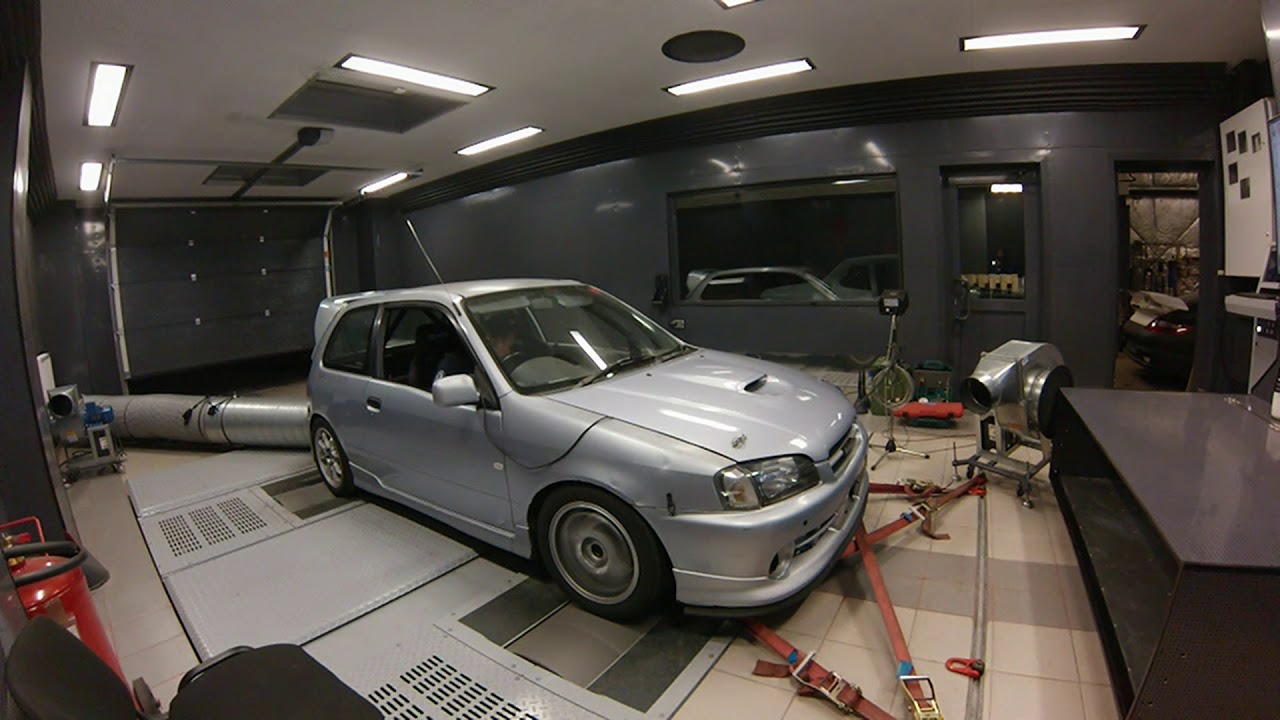 Dyno stand Starlet Glanza V 4e-fte TF035