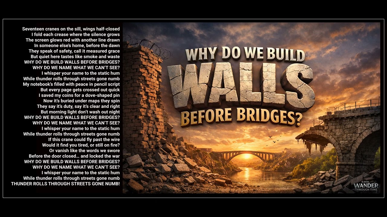 WHY DO WE BUILD WALLS BEFORE BRIDGES ?