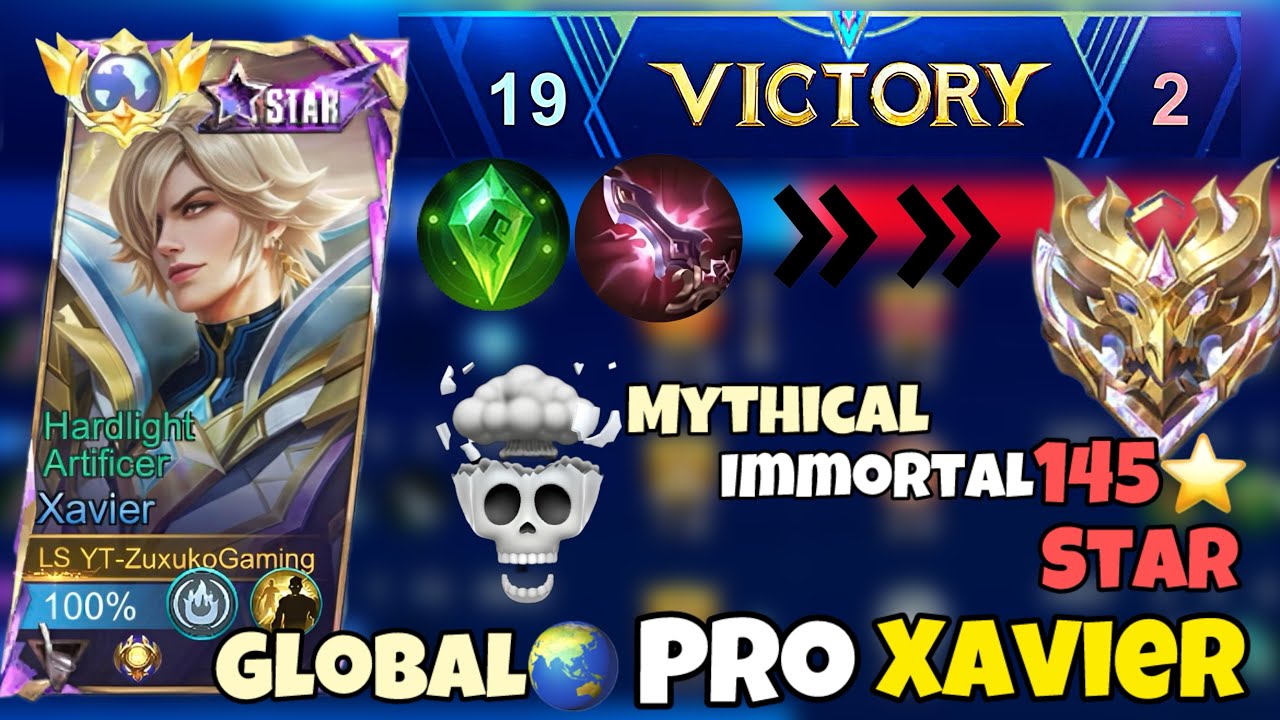 8 MINUTE GAME FINISH 😳 | GLOBAL XAVIER  ROAD TO 150⭐ MYTHICAL IMMORTAL DOMINATION | ZuxukoGaming |