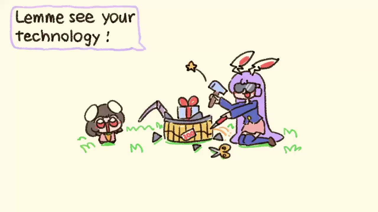 Tewie is good at a trap present with Reisen!