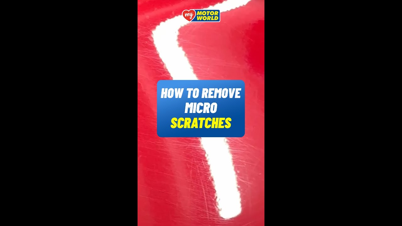 HOW to remove Micro Scratches