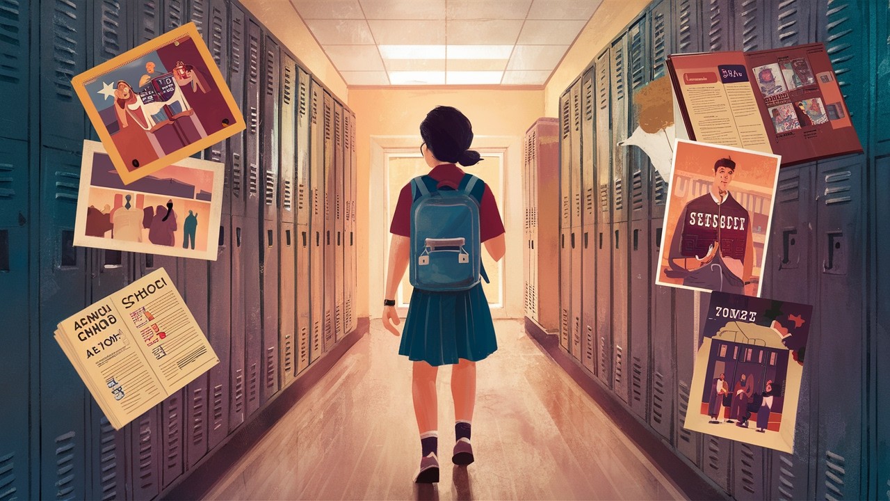 🎶 High School Halls: A Bittersweet Pop Ballad 🎓