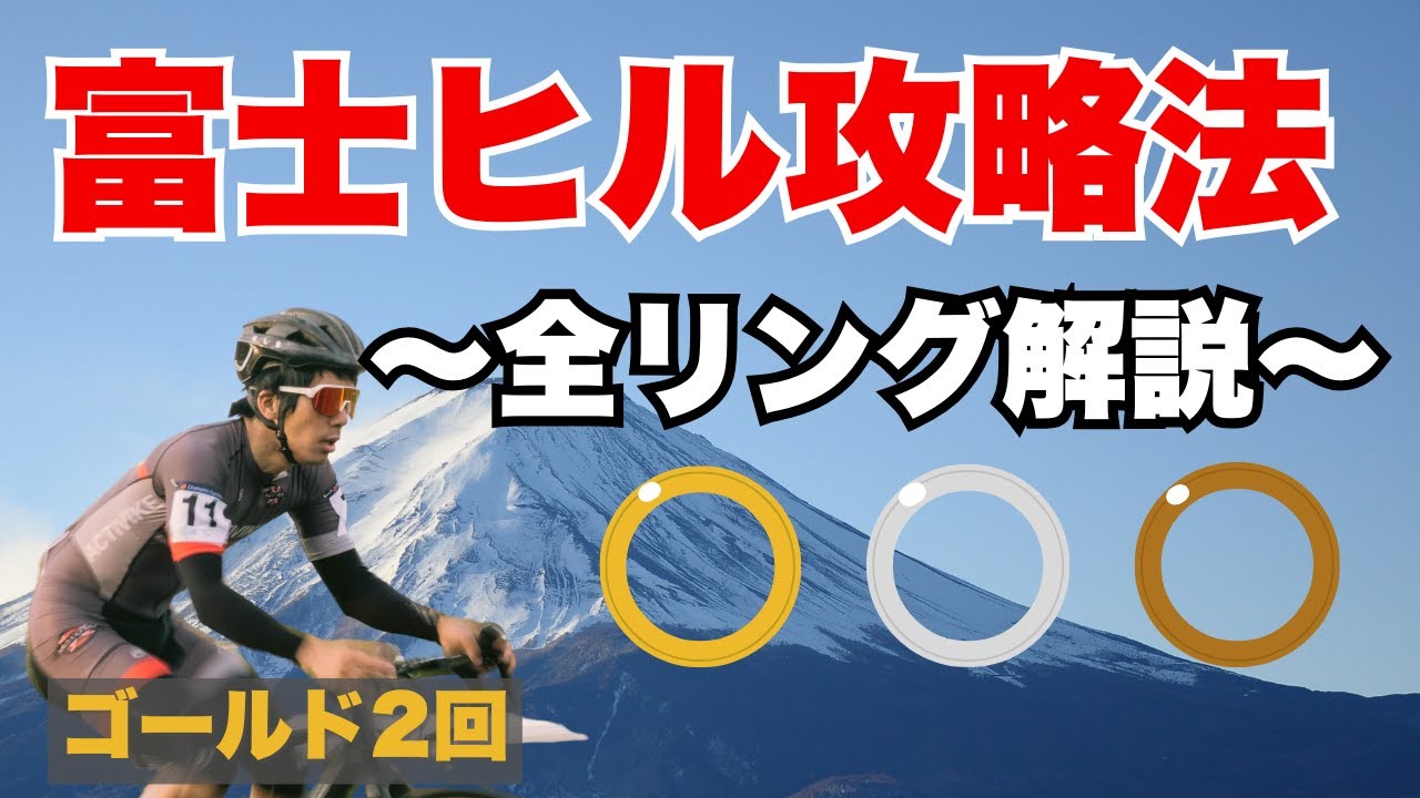 【保存版】富士ヒル本番に失敗しないためのコース対策とトレーニングをリング別にご紹介します