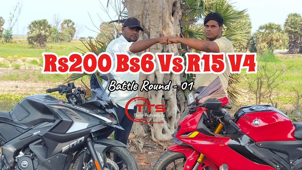 Bajaj Pulsar RS200 vs Yamaha R15 V4 | Full Comparison in Tamil #rs200 #r15v4 #bikereviewtamil 