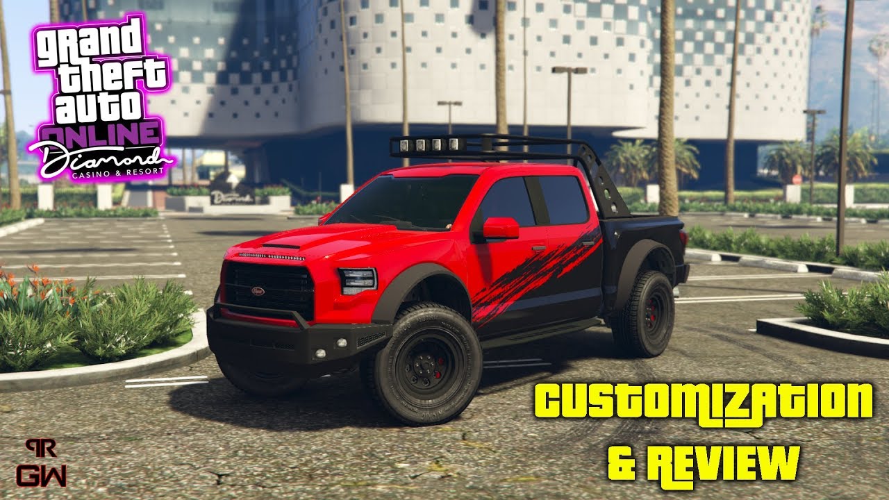 GTA Online : Vapid Caracara 4x4 - Ford Raptor Customization Build & Review - Diamond Casino & Resort