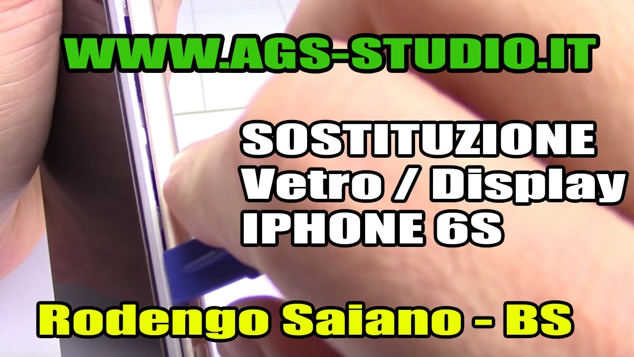 Sostituzione Vetro  6s Display Vetro Come Smontare Iphone 6s LCD Glass Digitizer Replacement