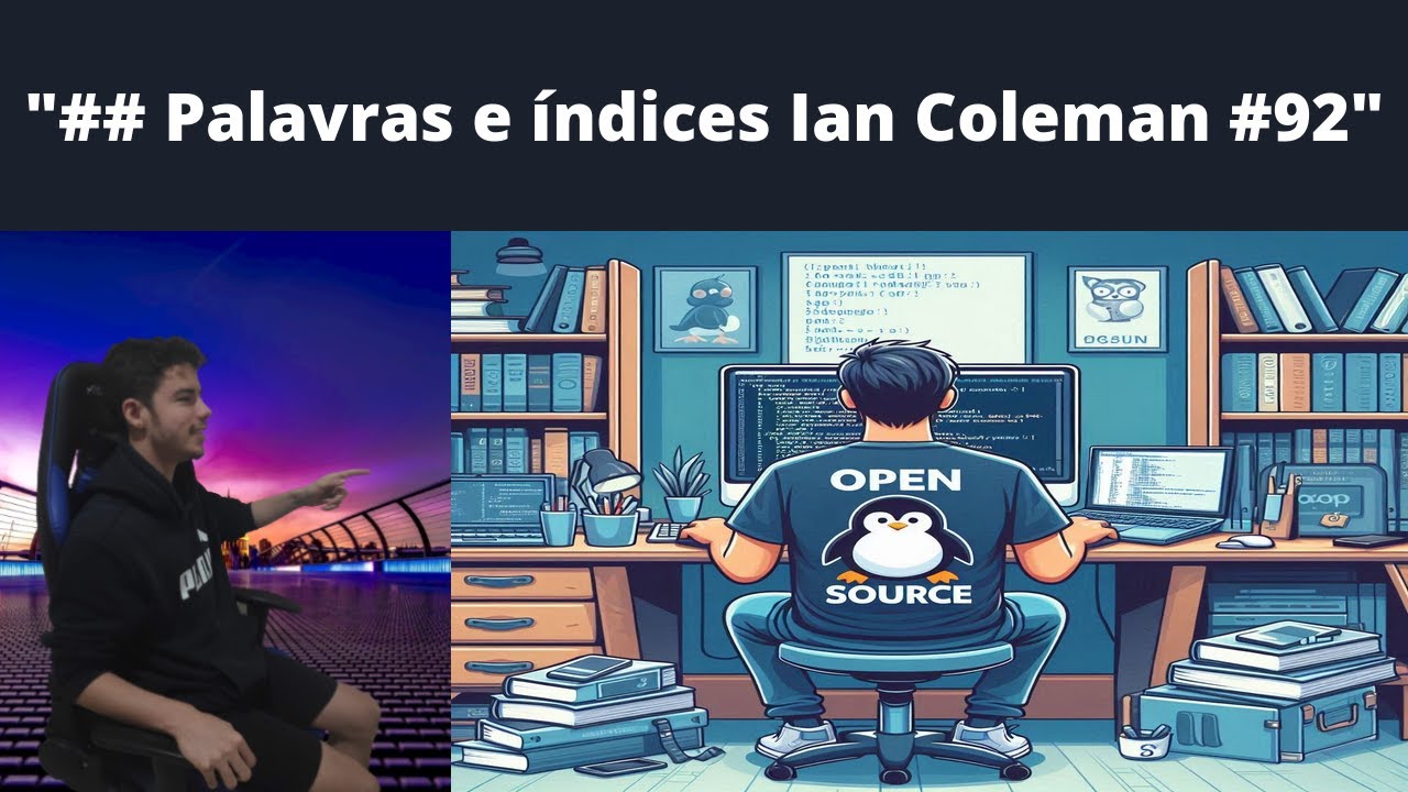 Exibir palavras e índices Ian Coleman Open Source 92