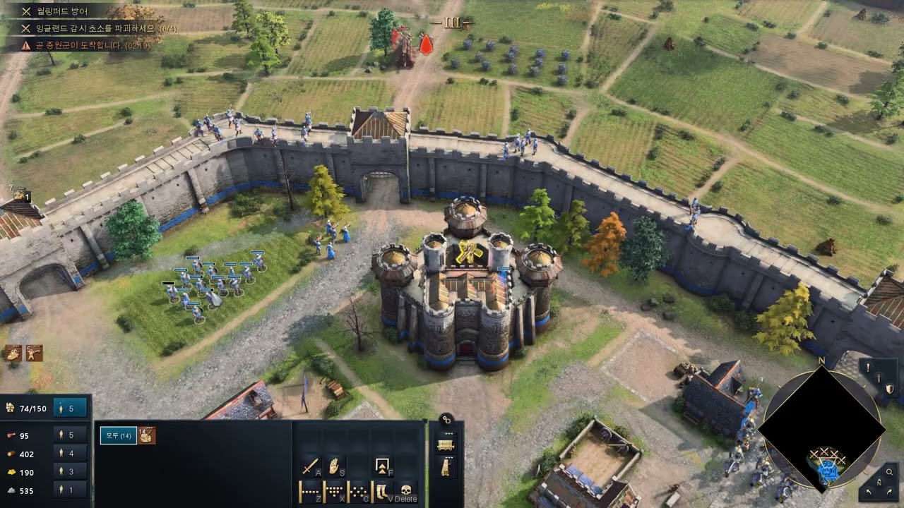 [AOE4 싱글 시나리오]  노르만 : 1153 월링퍼드 공성전