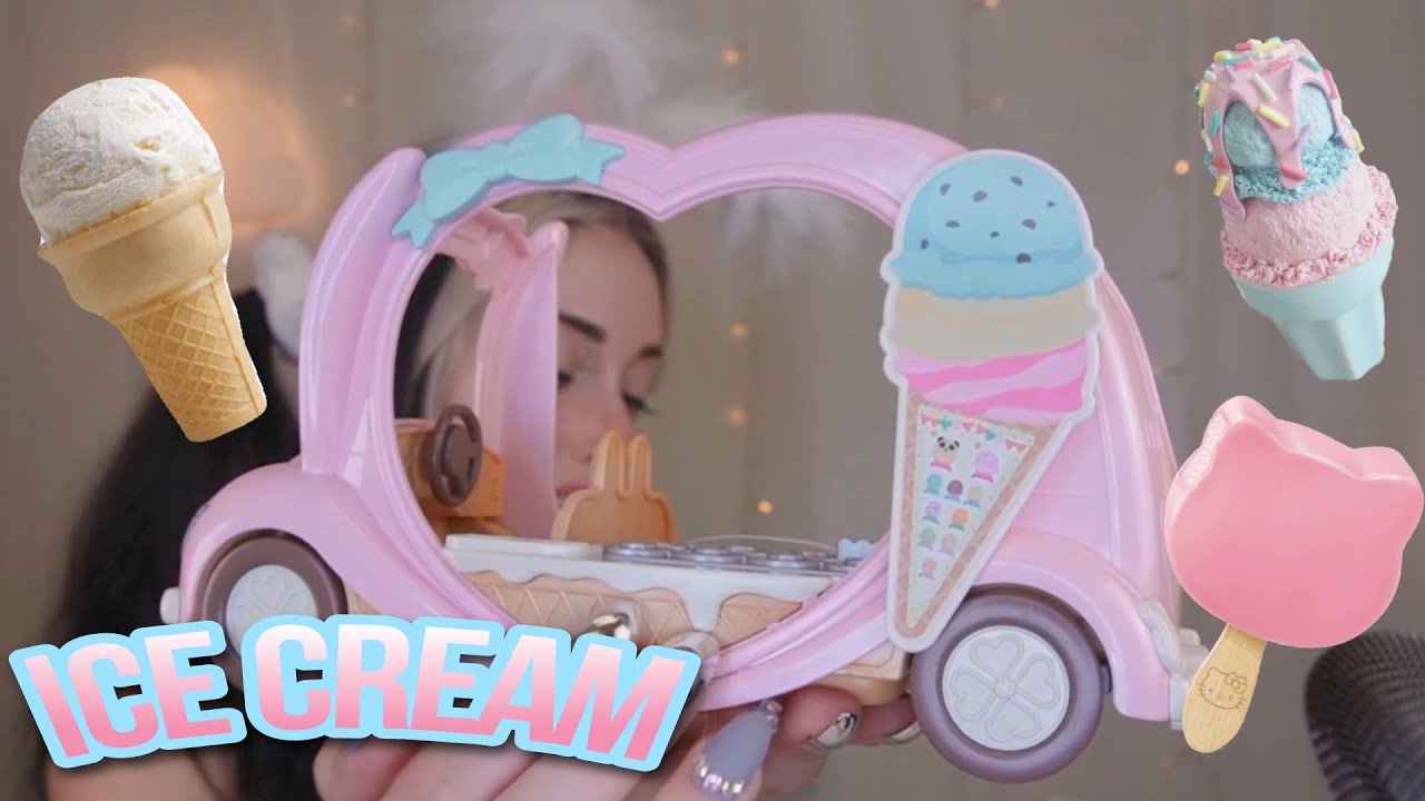 ASMR 🍦Calico Critters Ice Cream Van Unboxing