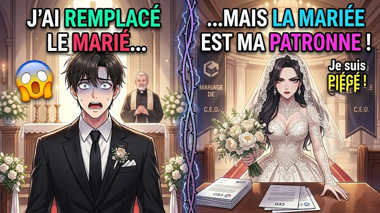 J'ai remplacé le marié    nhưng la mariée est ma PATRONNE ! 😱 Je suis PIÉGÉ !