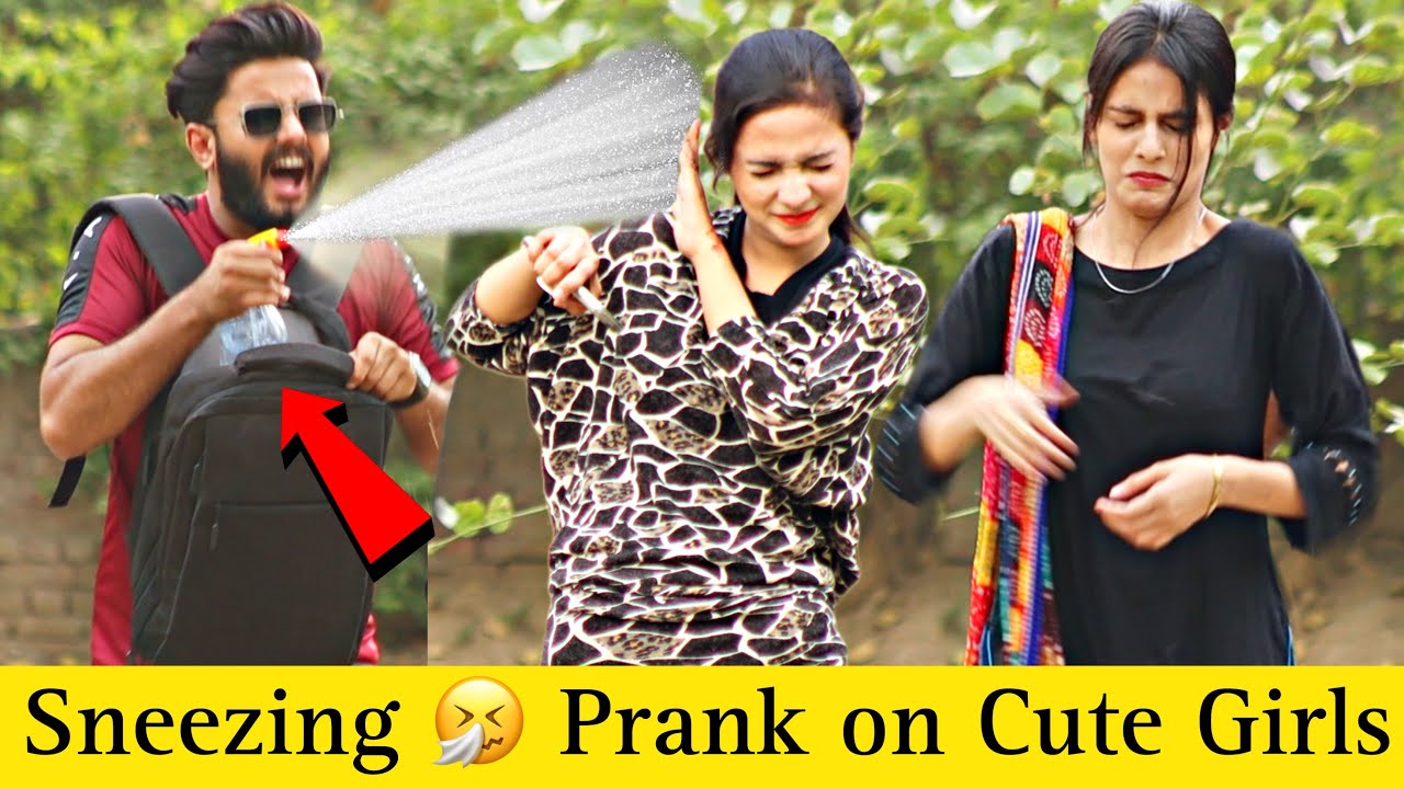 Sneezing Prank On Cute Girls @ThatWasCrazy