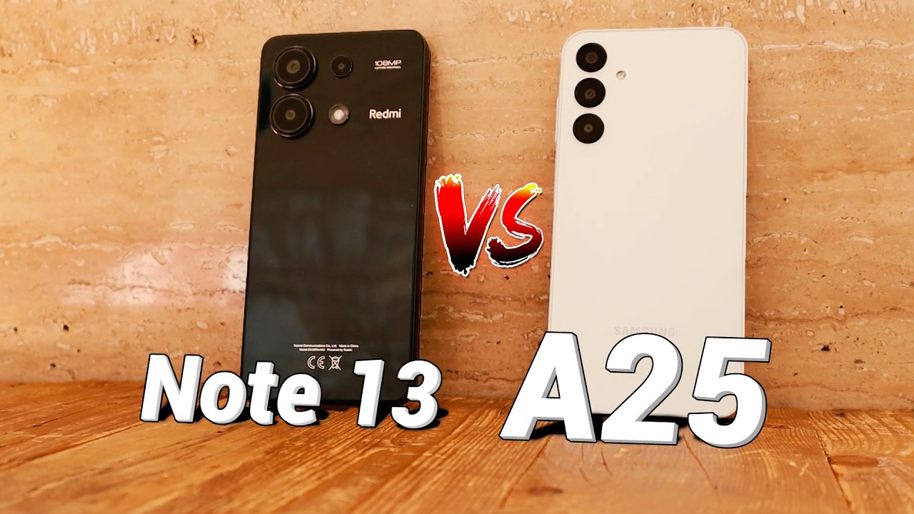 Redmi Note 13 vs Galaxy A25: Ultimate Budget Phone Battle!