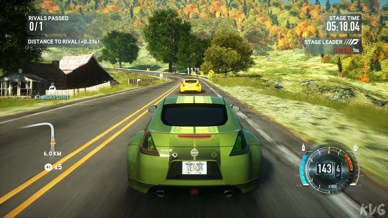 Need for Speed: The Run - Nissan 370Z (Z34) (Signature Edition - Venom) 2009 - Gameplay