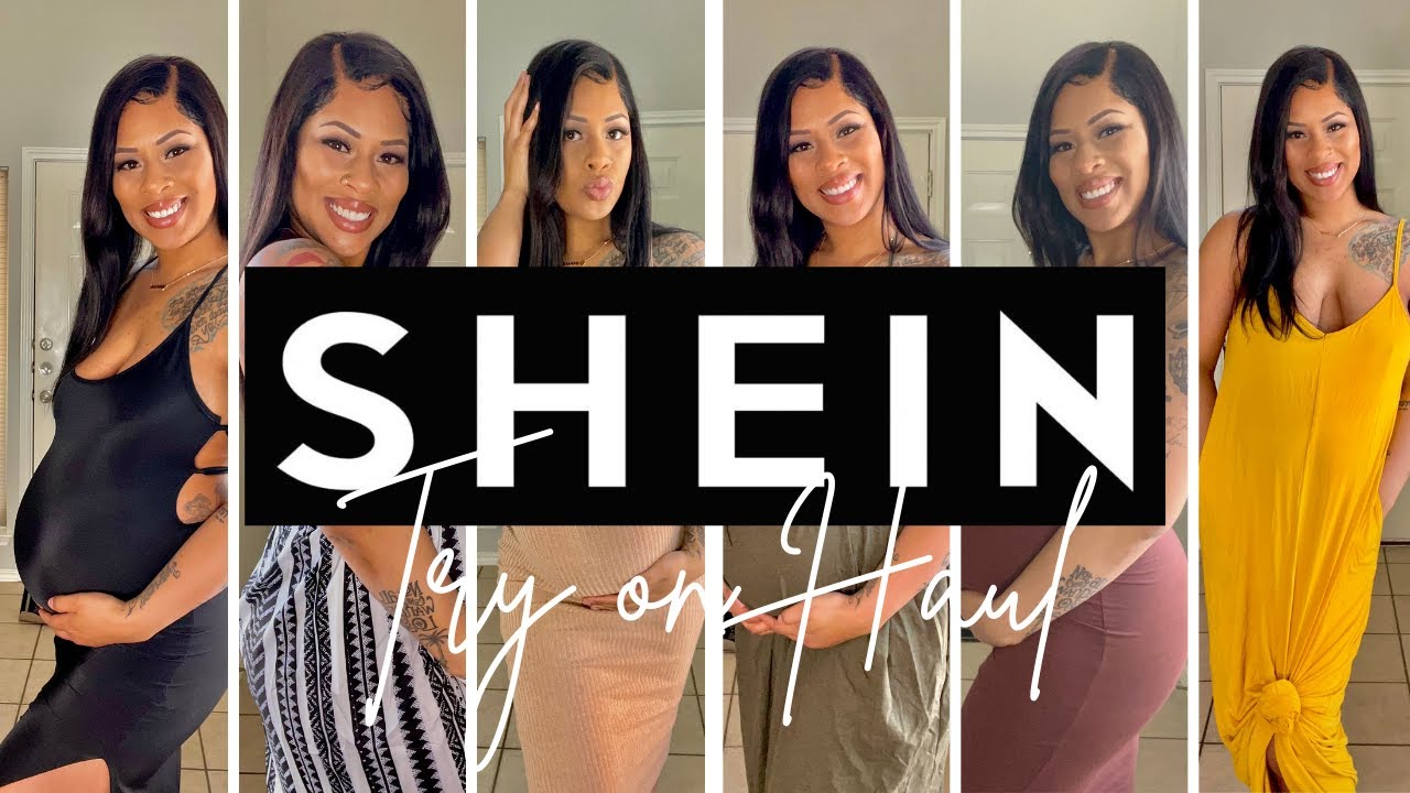 SHEIN TRY-ON HAUL | DRESSES | MATERNITY CLOTHES