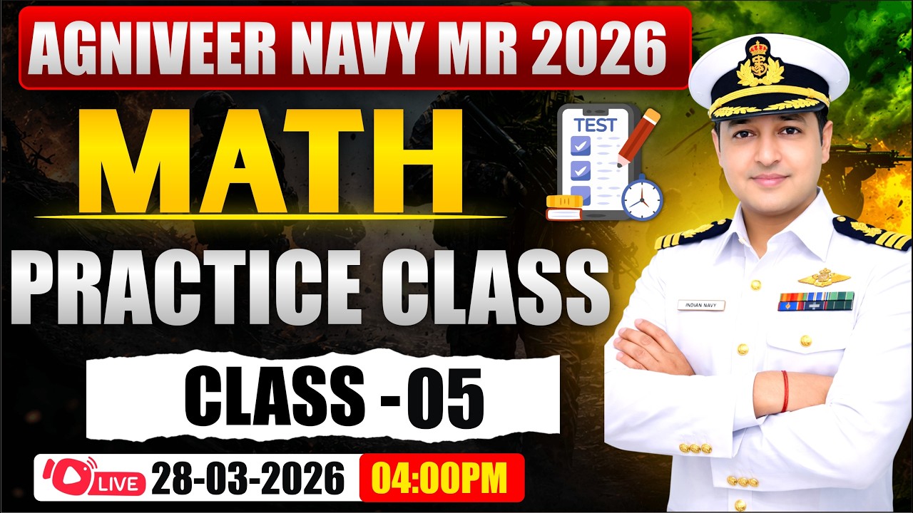 Indian Navy MR Math 2026 | Navy Bharti 2026 | Navy Math Percentage 2026 | Navy Math Syllabus 2026