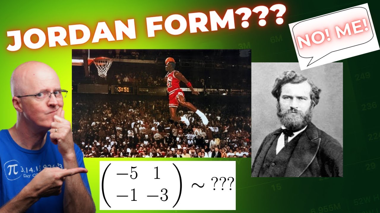 Jordan Canonical Form for a 2x2 Matrix with Repeated Eigenvalue (& 1 Linearly Independent E-vector)