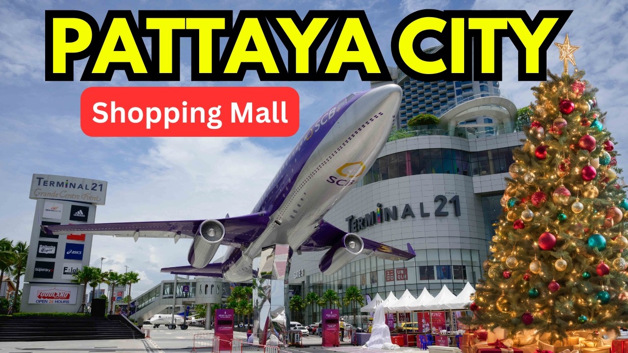 Terminal 21 Pattaya Shopping Mall & Restaurants BEST in Pattaya Thailand