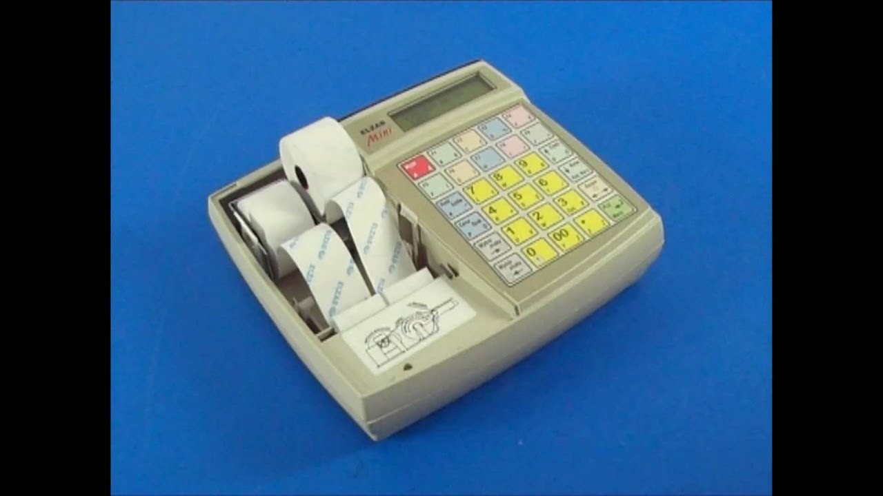 Elzab Mini - wymiana papieru
