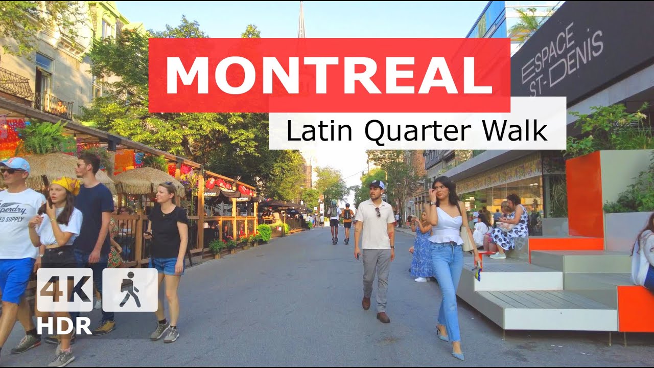 [ 4K ] Latin Quarter Walking Tour | Saint-Denis St | Montreal Quebec Canada 2024 🇨🇦