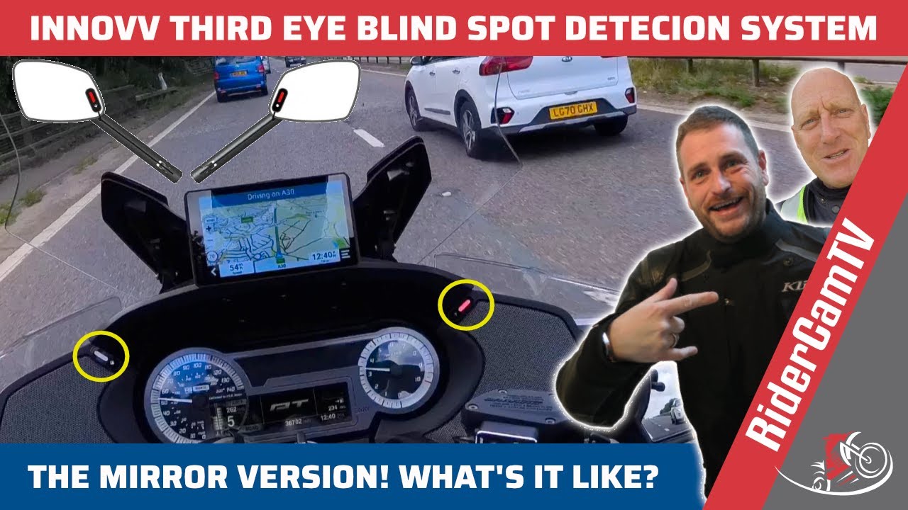 INNOVV Third Eye Motorcycle Radar & Blind Spot System | Mirror Mount Version