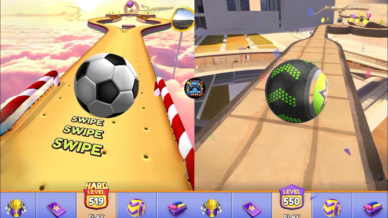 Going Ball 519 level 550 High Speed Gameplay Walkthrough Level Complete Video #49