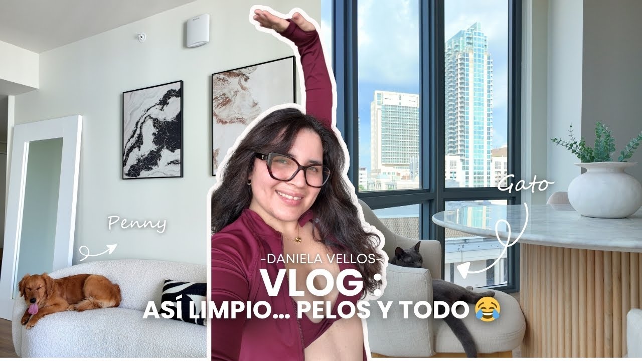 Domingo de limpieza SIN DEPILARME 😅🧼 | Vlog Realista Daniela Vellos