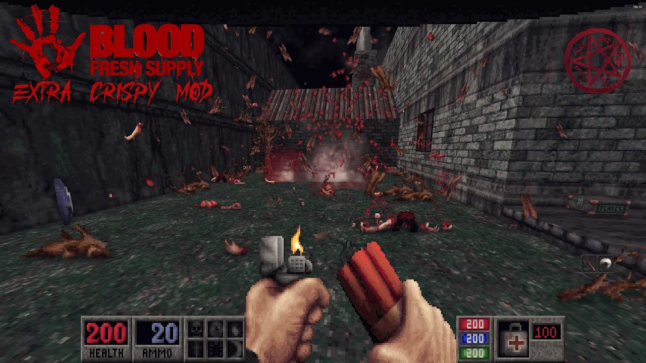 Blood Fresh Supply [Extra Crispy Mod 1.1] - E4M3: Charnel House | 4K/60