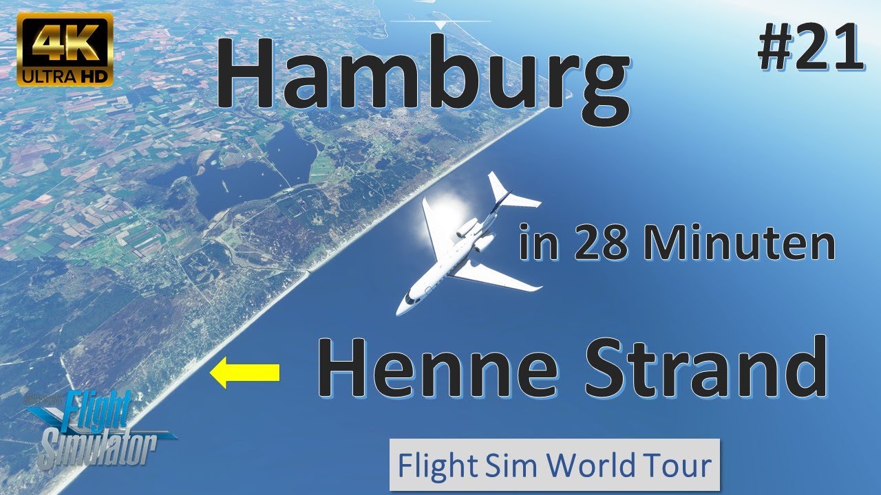In 25 Minuten von Hamburg nach Henne Strand | 4K |