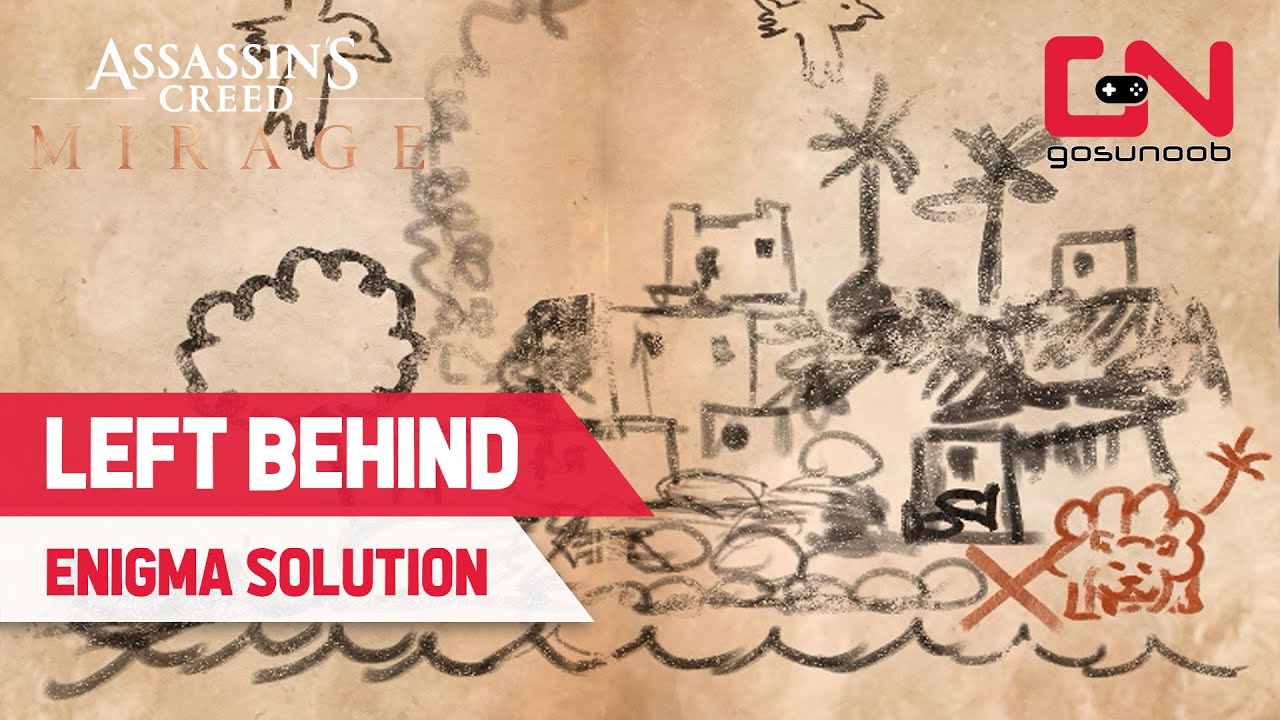 How to Solve Left Behind Enigma in Assassin's Creed Mirage - Treasure Location