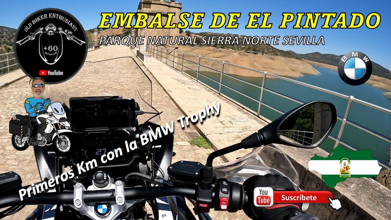 PRIMEROS KM CON LA BMW TROPHY (RUTA EMBALSE DEL PINTADO)