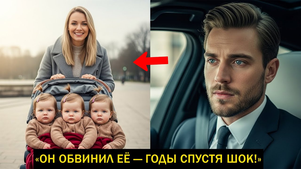 «Это твоя вина, что ты забеременела», — сказал он, а много лет спустя увидел её с тройняшками.