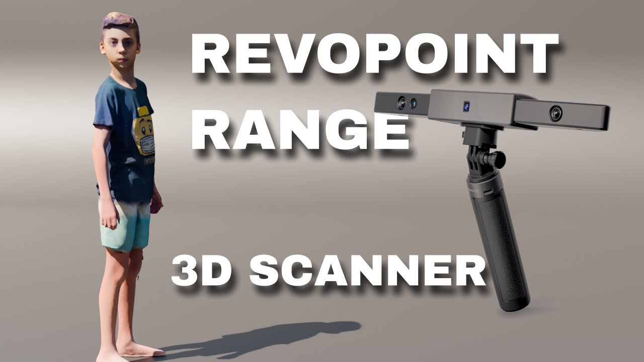 3D Scanning people for Blender using the Revopoint RANGE 3D Scanner