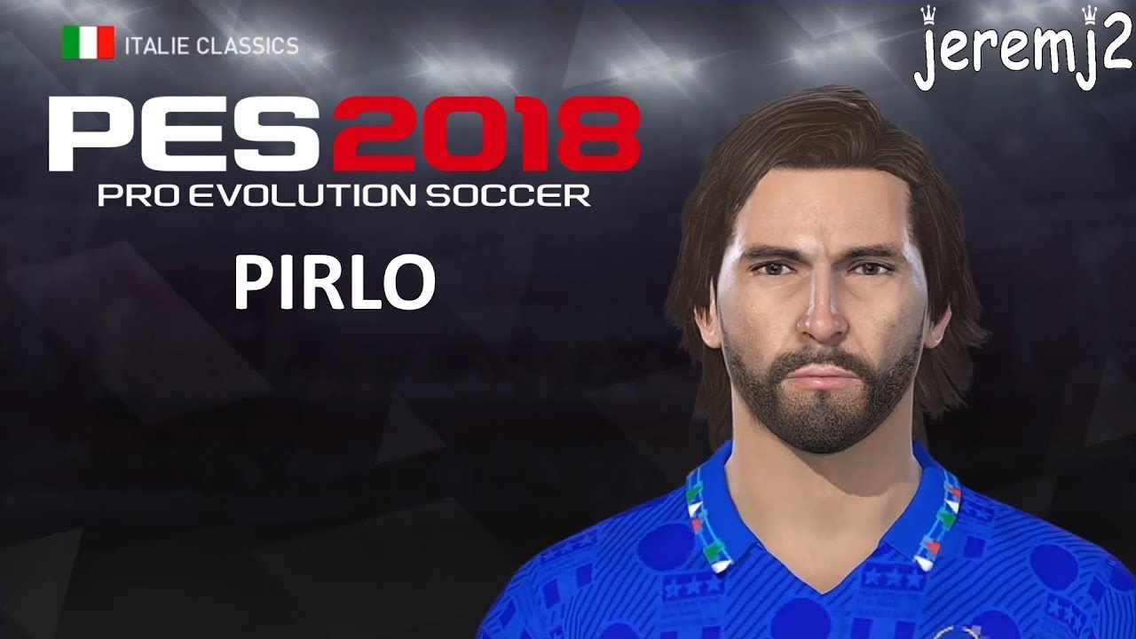 A. PIRLO Face + stats edit PES (Italie classics)