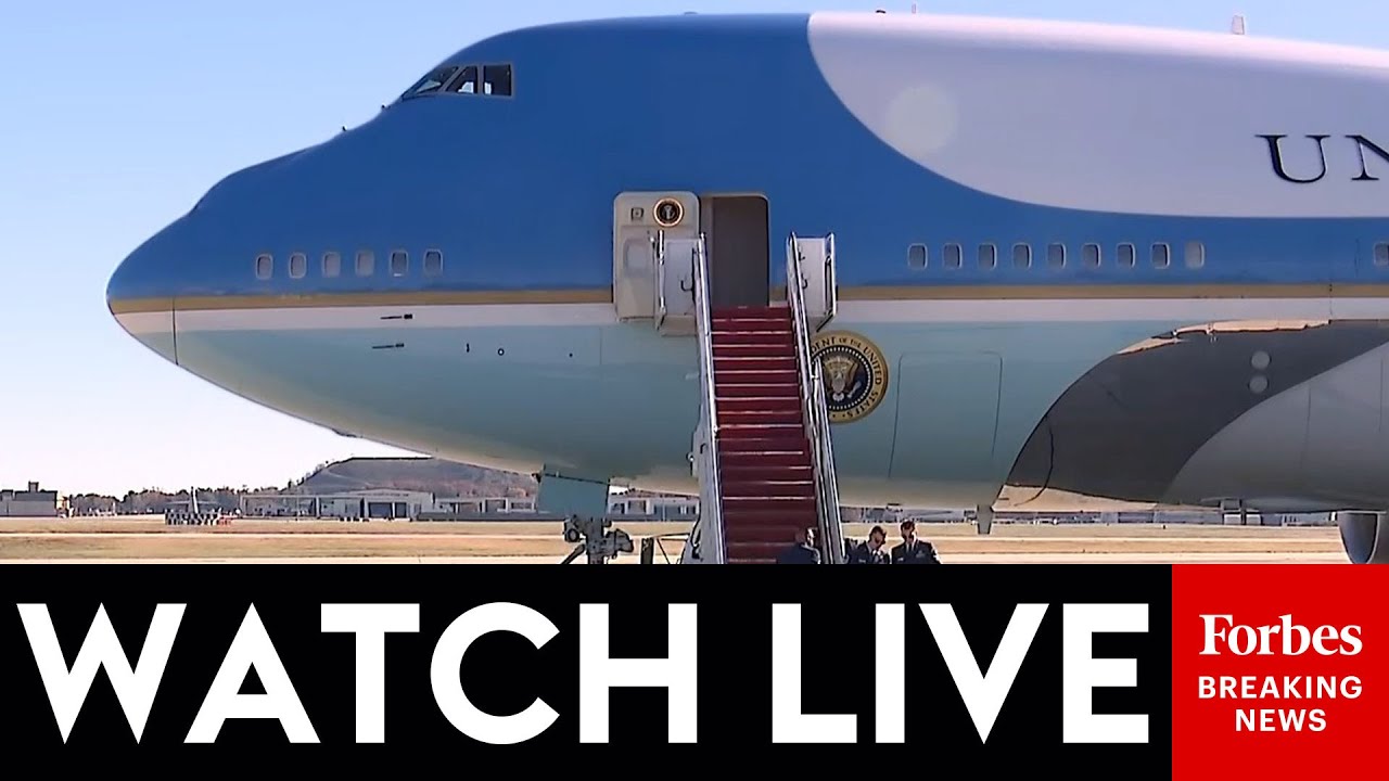 WATCH LIVE: President Trump Departs For Miami, Florida, On Air Force One