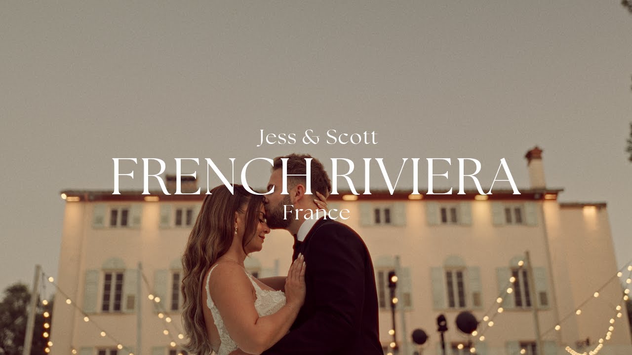 He followed her across the world - Destination Wedding in the French Riviera