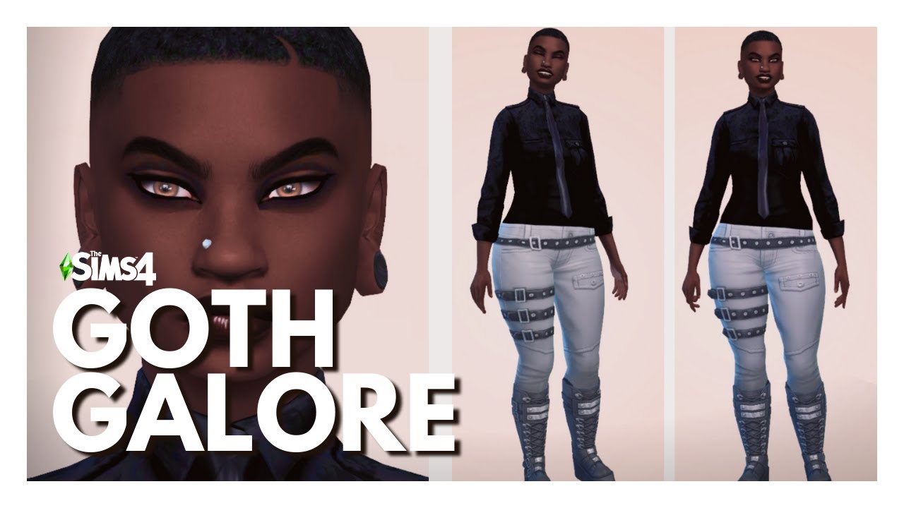 Goth Galore Kit Review || Sims 4 CC and Sims 4 pack(s) are better