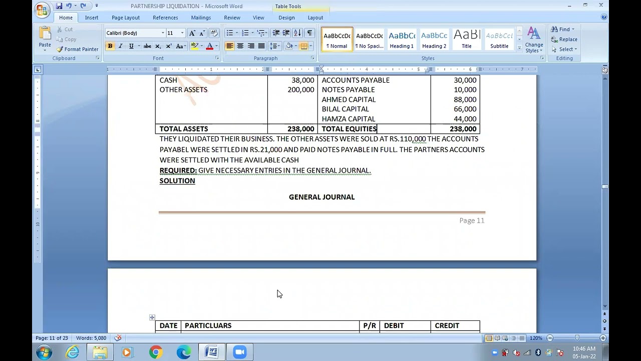 2nd Year | Liquidation 2016 | Accounting BIEK
