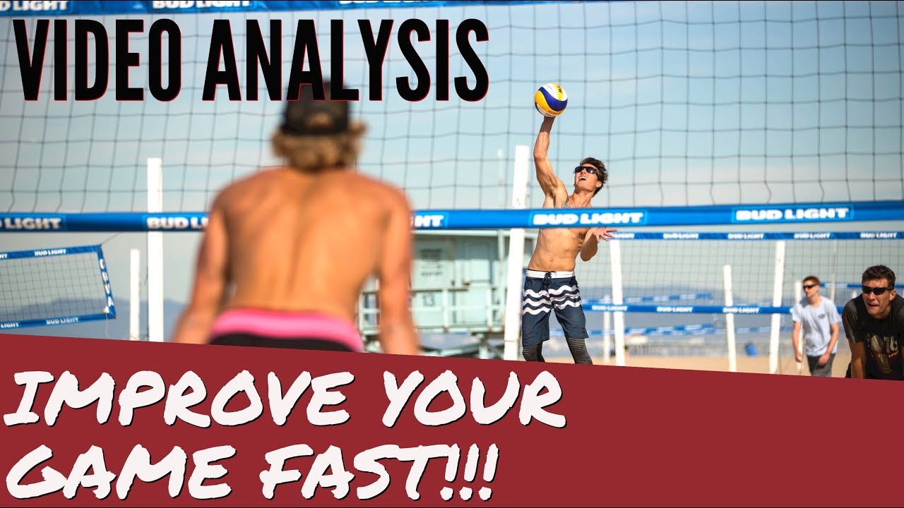 Professional Beach Volleyball Match Analysis Video