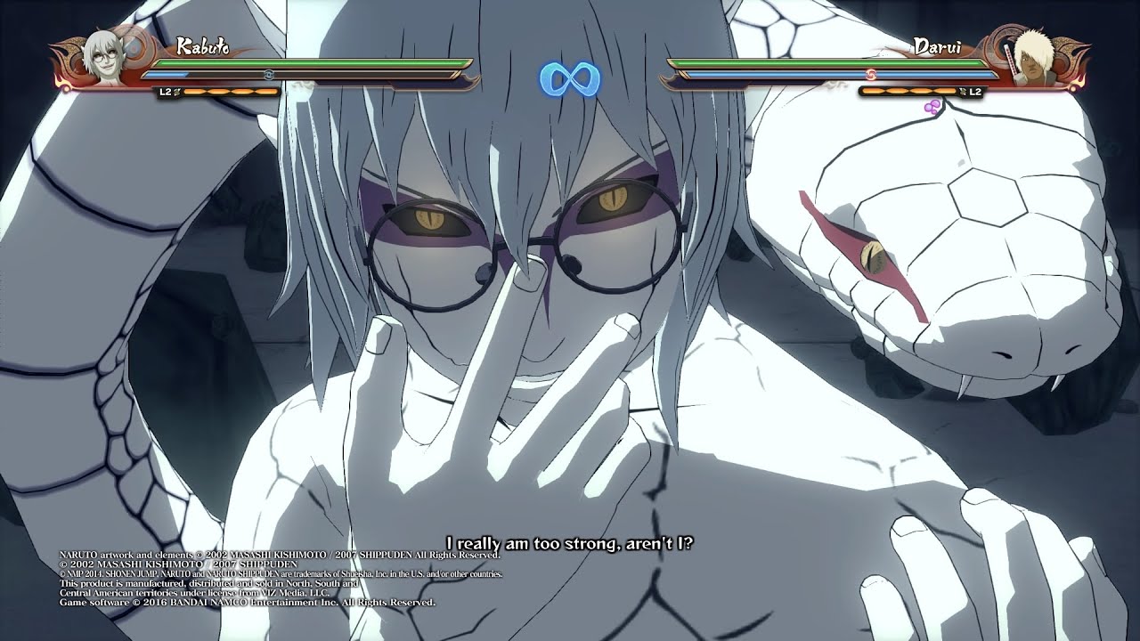Naruto Ultimate Ninja Storm 4 - Kabuto (Sage Mode) Combo/Ultimate Jutsu Cancel
