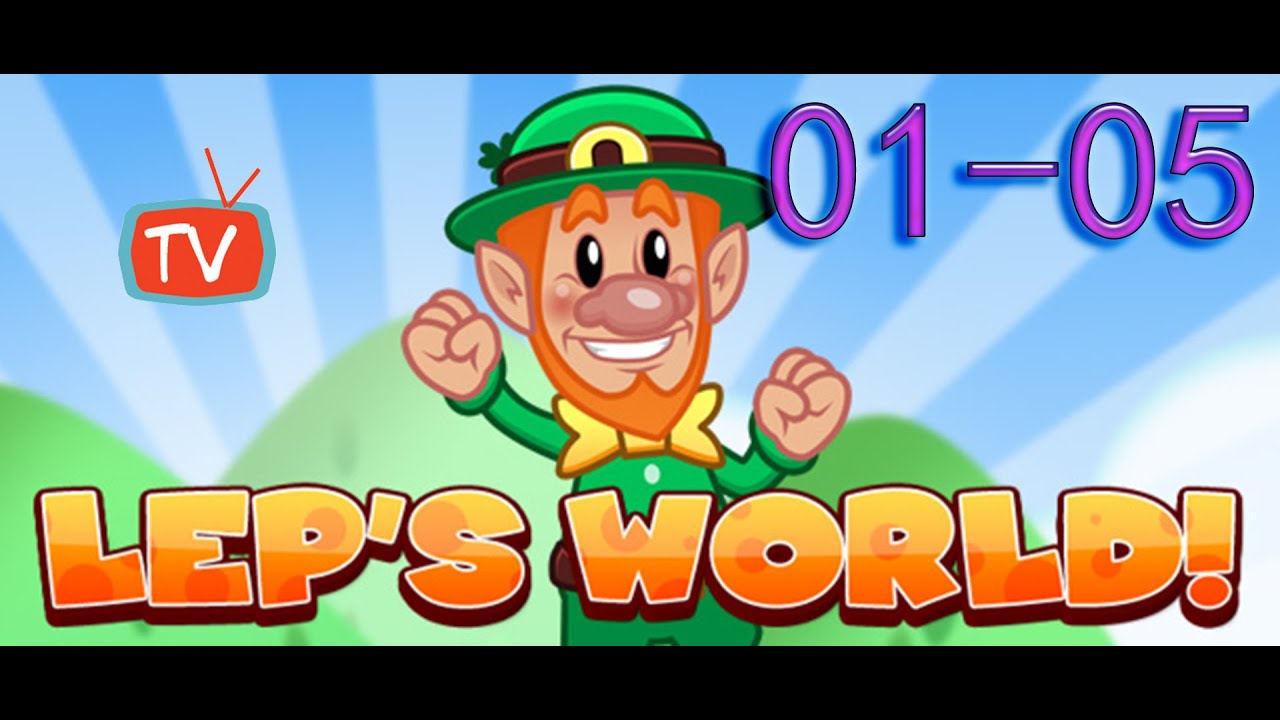 Lep's World 2 Level 01-05 - Adventure Gameplay