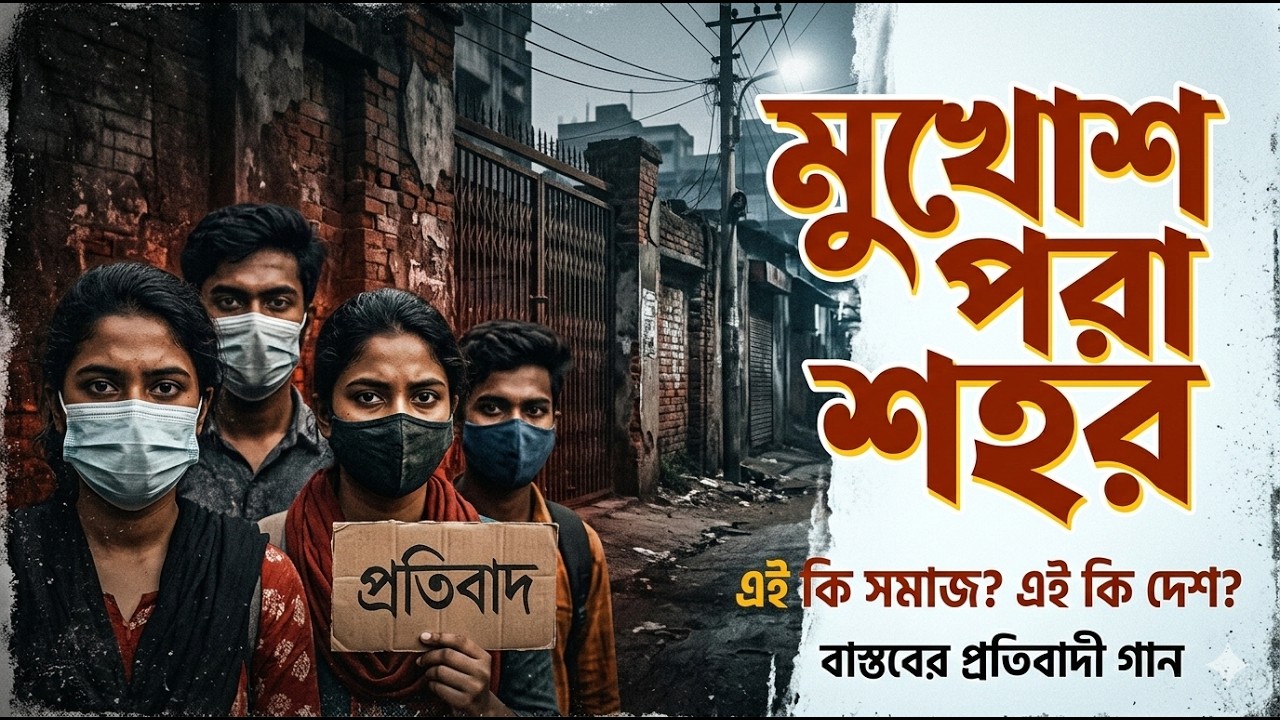 মুখোশ পরা শহর | Mukhosh Pora Shohor | New Bangla Protest Song 2026